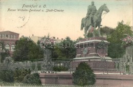 T2/T3 Frankfurt Am Oder, Kaiser Wilhelm Denkmal, Stadt Teater / Statue, Theatre (EK) - Sin Clasificación