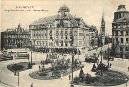 ** T1/T2 Hannover, Aegidientorplatz; F. Astholz / Square, Trams - Unclassified
