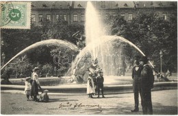 T2 Stockholm, Fontanen 'Tors Fiske' / Fountaine, TCV Card - Unclassified