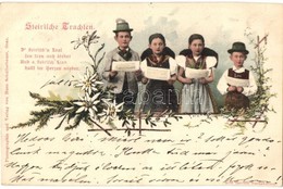 T2 1900 Steirische Trachten / Styrian Folklore. Floral - Non Classés