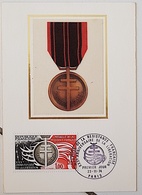 FRANCE Carte Maximum 1° Jour, FDC  Yvert N°1821. XXX Eme Anniversaire De La Liberation. Medaille De La Resistance - 1970-1979