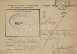 T2/T3 1943 Vértesi István Zsidó KMSZ (közérdek? Munkaszolgálatos) Levele édesanyjának özv. Vértesi Béláné úrn?nek. M. Sz - Unclassified