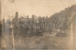 T2/T3 1914 Osztrák-magyar 6. Vártüzér Ezred Katonái Egy 24-es Mozsárágyú Mellett Orsován / WWI Austro-Hungarian K.u.K. A - Unclassified