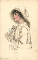 T2/T3 'American Girl'/ Lady With Dog, Edward Gross Co. No. 31, S: Pearle Fidler LeMunyan (EK) - Non Classificati