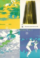 ** 1972 München, Summer Olympics - 6 Modern Art Postcards - Unclassified