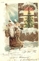 T2 1900 Boldog Karácsonyi Ünnepeket! Mikulás / Christmas Greeting Card, Saint Nicholas. No. 5299. Litho - Non Classés