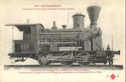 ** T2/T3 Les Locomotives No. 174., Chemin De Raab En Hongrie Et Graz Koflach / Hungarian Locomotive ,Stainz (EK) - Sin Clasificación