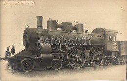 ** T2 Magyar Királyi Államvasutak 701-es Pályaszámú Mozdonya / Hungarian Railways Locomotive, Photo - Unclassified