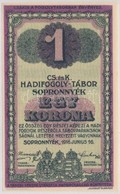 Sopronnyék / Hadifogolytábor 1916. Június 16. 1K Arab Sorozat- és Sorszámmal T:I-
Adamo HHO-2.3 - Non Classés
