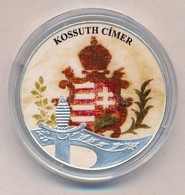 DN 'A Szabadságharc Képes Krónikája - Kossuth Címer' Ezüstözött, Multicolor Cu-Zn Emlékérem Tanúsítvánnyal (38mm) T:PP F - Unclassified