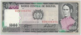 Bolívia 1982. 1000P T:I-
Bolivia 1982. 1000 Pesos C:AU
Krause 167 - Non Classés