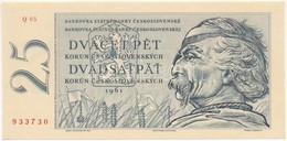 Csehszlovákia 1961 (1962). 25K 'Q' Sorozatjel, Három Lyukkal Perforált Minta T:I
Czechoslovakia 1961 (1962). 25 Korun 'Q - Unclassified