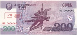 Észak-Korea 2008. 200W 'MINTA' T:I
North Korea 2008. 200 Won 'SPECIMEN' C:UNC - Non Classificati