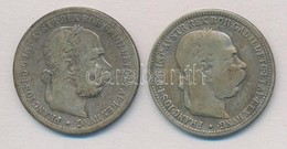 Ausztria 1893-1894. 1K Ag 'Ferenc József' (2xklf) T:3 Patina
Austria 1893-1894. 1 Corona Ag 'Franz Joseph' (2xdiff) C:F  - Unclassified