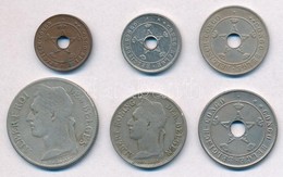 Belga-Kongó 1910-1923. 1c-1Fr (6xklf) T:2,2-
Belgian Congo 1910-1923. 1 Centime - 1 Franc (6xdiff) C:XF,VF - Unclassified