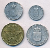 Belga-Kongó / Ruanda-Urundi 1952-1960. 50c-5Fr (4xklf) T:2
Belgian Congo / Ruanda-Urundi 1952-1960. 50 Centimes - 5 Fran - Unclassified