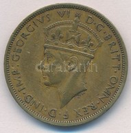 Brit Nyugat-Afrika 1942. 2Sh Ni-sárgaréz 'VI. György' T:2,2-
British West Africa 1942. 2 Shilling Ni-Brass 'George VI' C - Unclassified