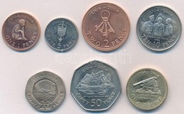 Gibraltár 2004. 1p - 1L (7xklf) T:1-
Gibraltar 2004. 1 Penny - 1 Pound (7xdiff) C:AU - Unclassified
