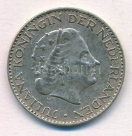 Hollandia 1956. 1G Ag 'I. Julianna' T:2 
Netherlands 1956. 1 Gulden Ag 'Juliana' C:XF - Unclassified