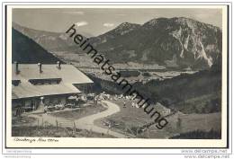 Alpengasthof Steinberger Alm - Besitzer Sepp Hasslberger - Ruhpolding - Foto-AK - Ruhpolding