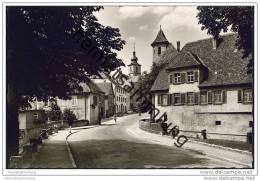 Crailsheim - Langestrasse - Foto-AK - Crailsheim