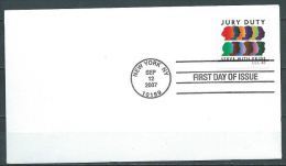 USA 2007 Jury Duty Single  41¢ FDC USED SC 4200 YV 3994 MI 4312 SG 4785 - 2001-2010