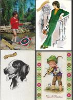 Cpm Lot De  25 Cartes Saint-nicolas , Dont Une Velours , Une Sifflet , Illustrateurs Divers Toutes Scannées - Sinterklaas