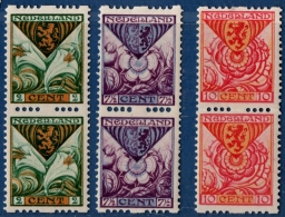 Nederland 1925 Kinderzegels Roltandingparen NVPH R71/73 Postfris Mi 164-166 Vertical Pairs MNH - Neufs