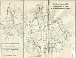 Federation Des Associations De Peche Et Pisciculture  73  -Recto-Verso  Dates D'Ouverture De La Peche Pour 1962 - Bozel