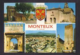 CPSM 84 - MONTEUX - TB CP Multivue Dont Vue Générale , Tour Clémentine , Porte , Chapelle , Etc... - Monteux