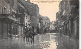 25-MONTBELIARD- VENISE- 13 NOV 1913, UN SAUVETEUR A CHEVAL - Montbéliard