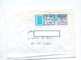 Lettre Vignette Bergerac - 1985 Papier « Carrier »