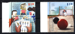 JLK-57 ARGENTINA ARGENTINE 2010 UPAEP AMERICA TRADITIONAL GAMES YV 2873-4 Mi 3365-6 MNH - Nuevos