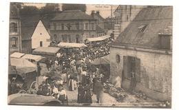 Aubigny En Artois - Le Marché - Market Place - Plan RARE -   CPA° - Aubigny En Artois