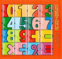 Hong Kong - 2018 - Fun With Numbers And Symbols - Children Stamps - Mint Souvenir Sheet - Ongebruikt