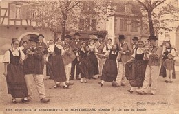 25-MONTBELIARD- LES BOUEBES ET DIAICHOTTES DE MONBELIARD - UN PAS DU BRANLE - Montbéliard