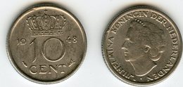 Pays-Bas Netherland 10 Cent 1948 KM 177 - 10 Cent