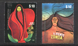 ARGENTINA ARGENTINE 2014 UPAEP AMERICA TALES LEGENDS YV 3044-5 GJ 4032-3 MNH - Unused Stamps