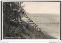 Sellin - Rügen - Hochufer-Promenade - Foto-AK 30er Jahre - Sellin