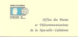 NEW CALEDONIA / NOUV CALEDONIE, 1992, Booklet / Carnet 4, Discovery America, Stamp Expo 92 - Booklets