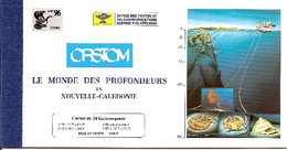 NEW CALEDONIA / NOUV CALEDONIE, 1996, Booklet / Carnet 9 , Le Monde Des Profondeurs, Prestige, China 96 - Postzegelboekjes