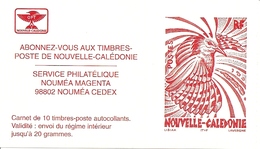 NEW CALEDONIA / NOUV CALEDONIE, 1998, Booklet / Carnet 11 , 10x TVP, Cagou De Lisiak - Markenheftchen