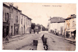 2112 - Nantiat ( 87 ) - Rue De La Poste - édit. Mme Gros , Nouveautés - N°4 - - Nantiat