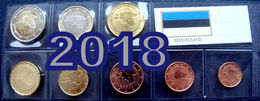 2018 ESTLAND , ESTONIA Münzen 1 Cent - 2 Euro 3,88 Eiro 2018 COINS UNZ / UNC - Estonia