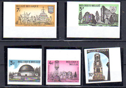 1974  Belgique,série Historique II, Planétarium, Brugge, 1718 / 1722** N D (tirage 1000 Ex), - Autres & Non Classés