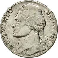 Monnaie, États-Unis, Jefferson Nickel, 5 Cents, 1982, U.S. Mint, Philadelphie - 1938-…: Jefferson