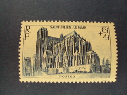 1947-timbre Neuf N°  775 - Cathédrales De France " ST JULIEN LE MANS    "      Côte     1.90  Net     0.65 - Unused Stamps
