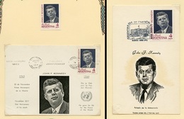 Argentina 1964, Kennedy, 1val+FDC+Maximum - Kennedy (John F.)