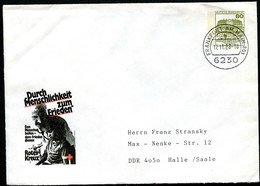 Bund PU117 B1/003 ROTES KREUZ Gebraucht 1988 - Privé Briefomslagen - Gebruikt