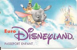 PASS-EURODISNEYLAND-1993-DUMBO-VGS SE 00062-BE - Toegangsticket Disney